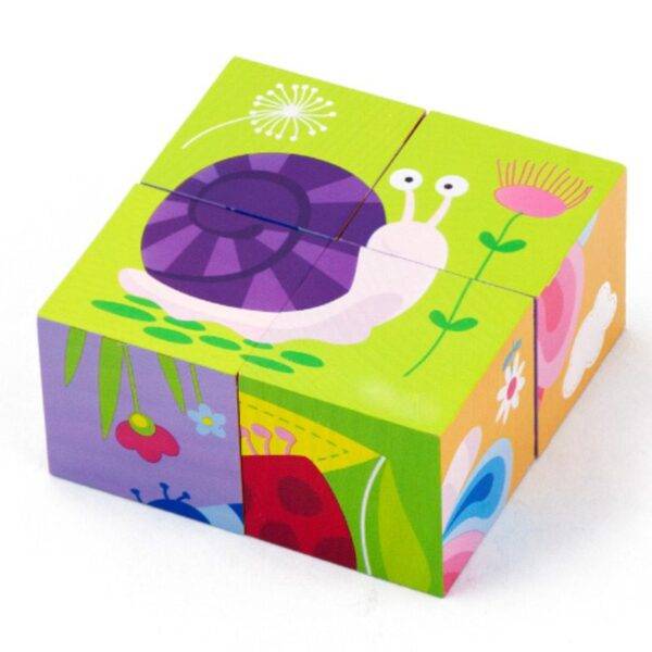 بازل 4 مكعبات 6 وجهه - الحشرات