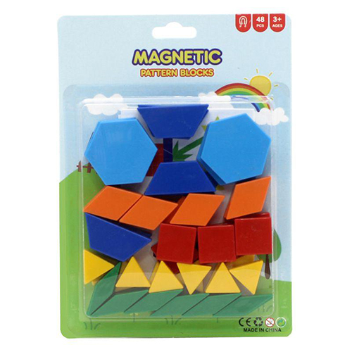 Magnetic Pattern Blocks 48 pcs