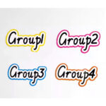 Magnetic Stickers Classroom Group1-2-3-4