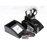 Desk Set With Clock