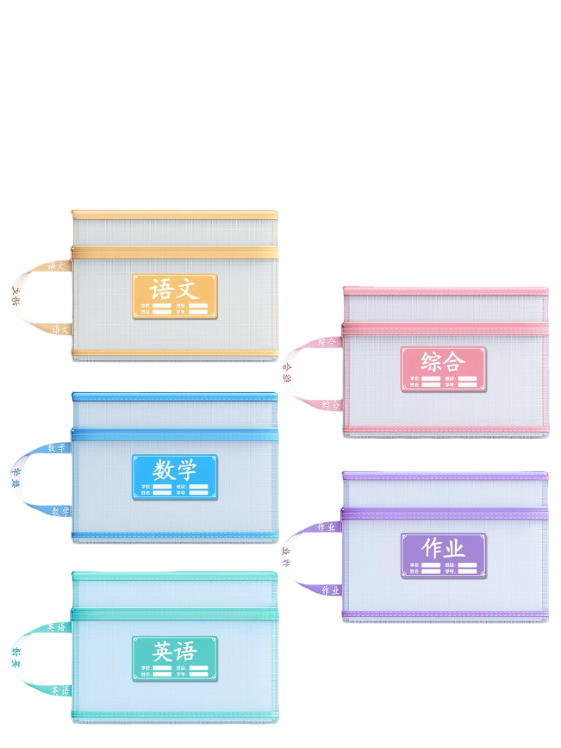 Transparent file, 5 pcs