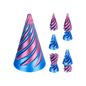 3d printed fidget toy spiral-large