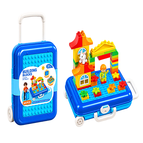 Building Blocks - blue Magnetic Toy in Qatar
