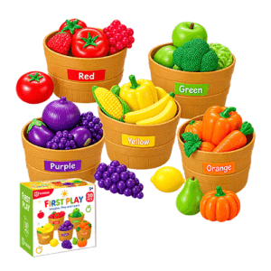 Fruits & Vegetables 5 Color Educational Toy in Qatar