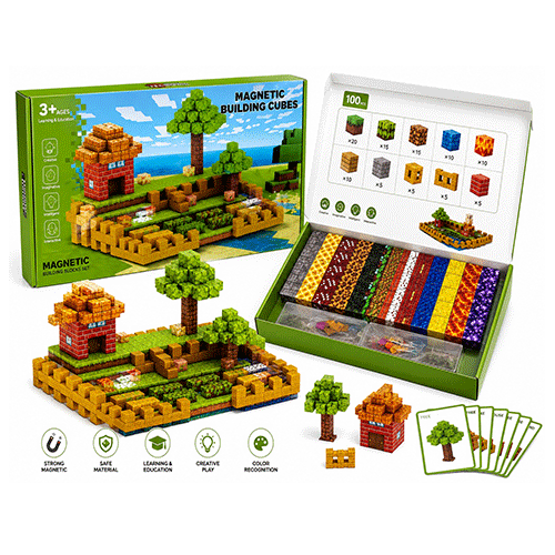 Magnetic Building Cubes 120 pcs Magnetic Toy in Qatar