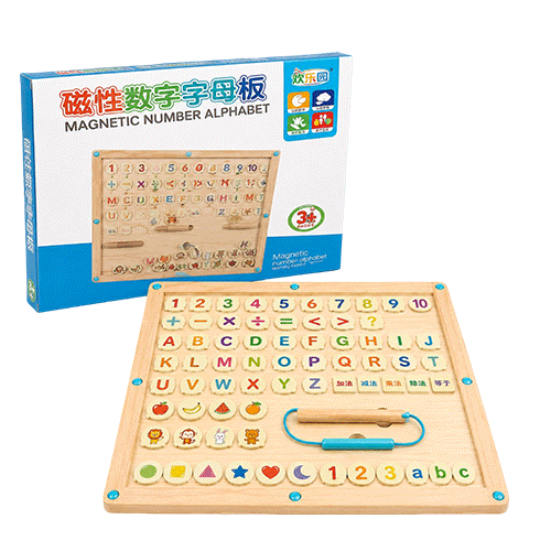 Magnetic Number ALphabet Learning Toy in Qatar
