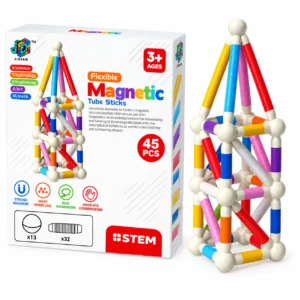 Magnetic Tube Sticks-45pcs Magnetic Toy in Qatar