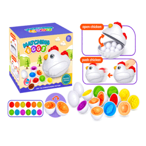 Matching eggs Fruits Educational Toy in Qatar