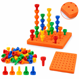 Mushroom Peg Stacking Educational Toy in Qatar