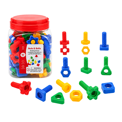 Nuts & Bolts 40 pcs Educational Toy in Qatar