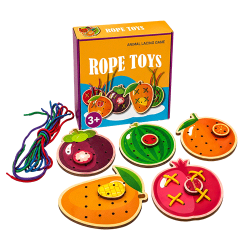 Rope toys Fruits Educational Toy in Qatar