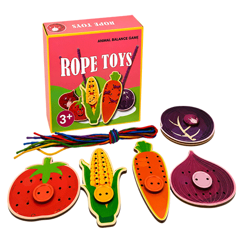 Rope toys Vegtable Educational Toy in Qatar