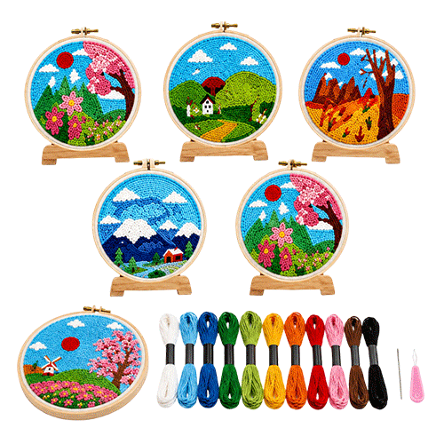 Punch Needle Embroidery L Creative Toy in Qatar